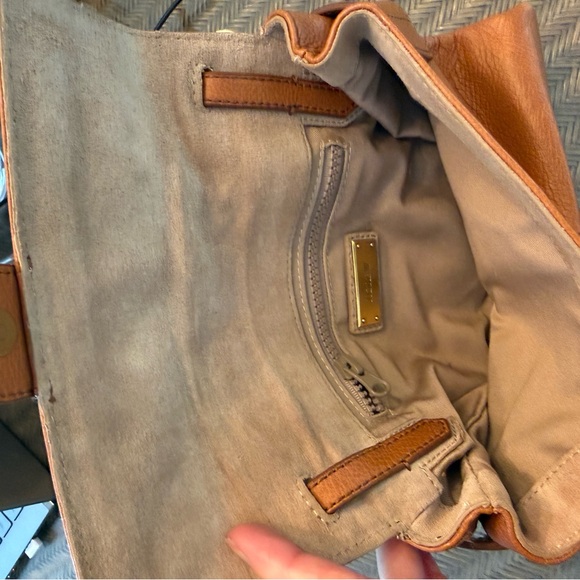 J. Crew Brown Leather Crossbody Bag - Picture 9 of 12